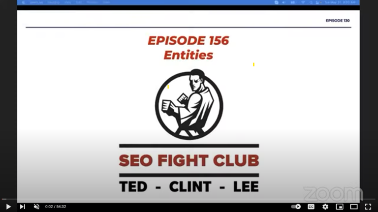 SEO Fight Club – Episode 156 – Entities